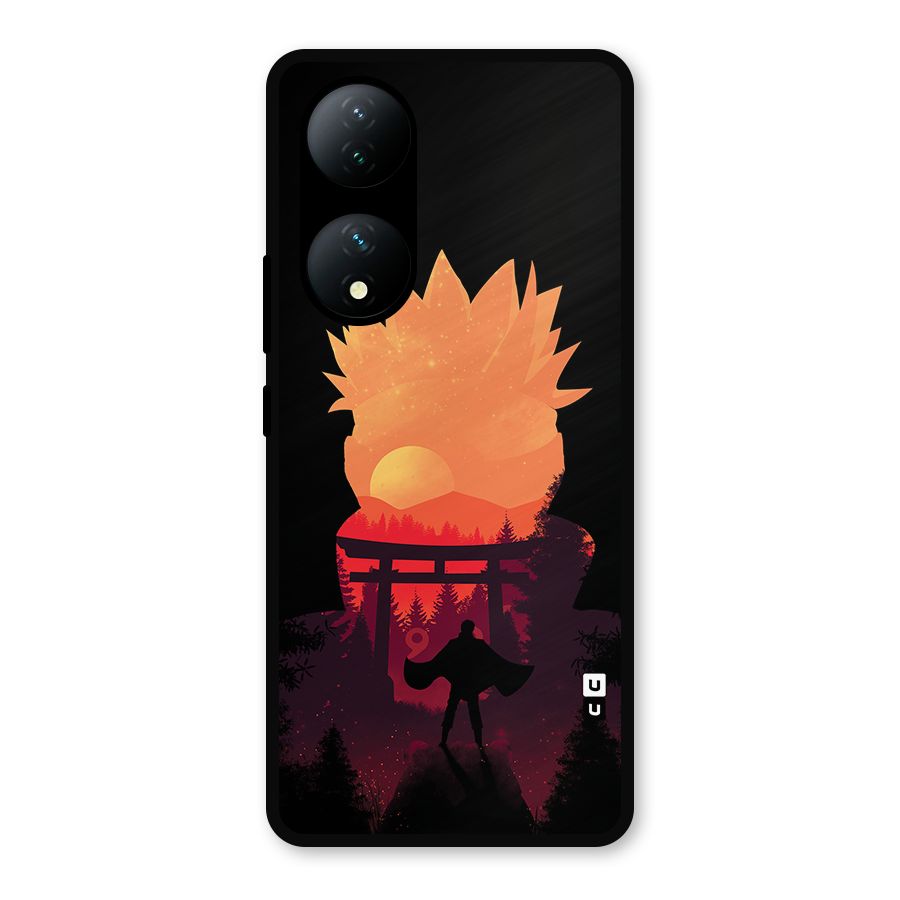 Naruto Anime Sunset Art Metal Back Case for Vivo Y100a