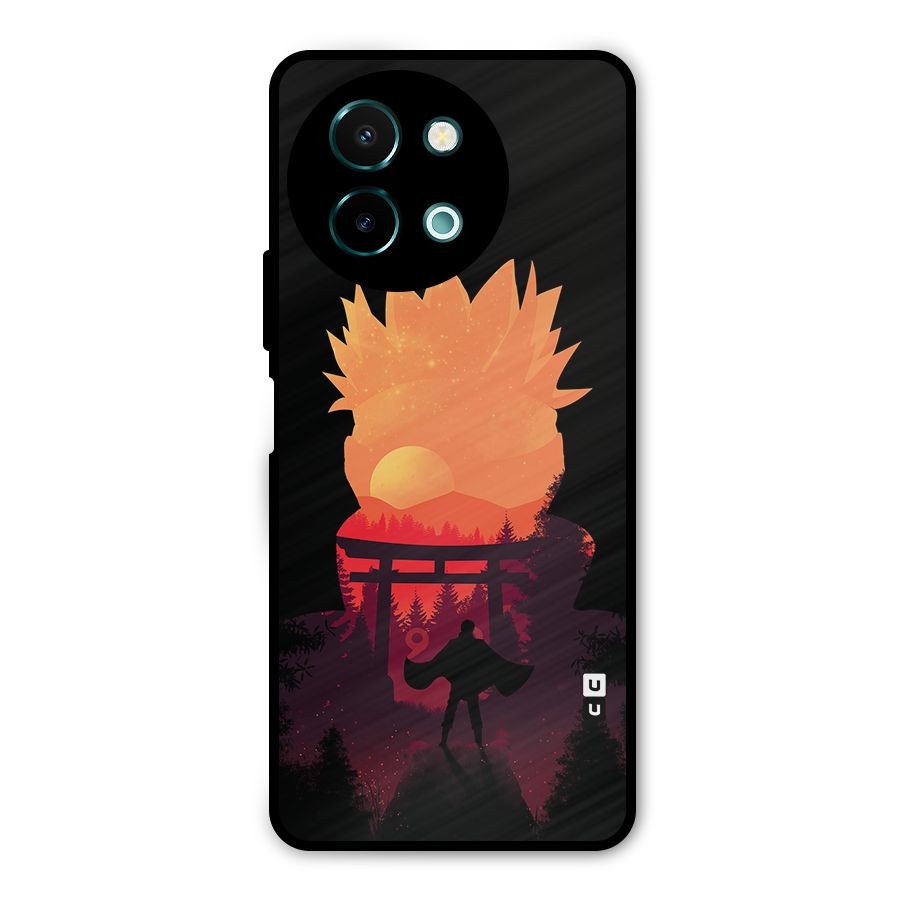 Naruto Anime Sunset Art Metal Back Case for Vivo Y58
