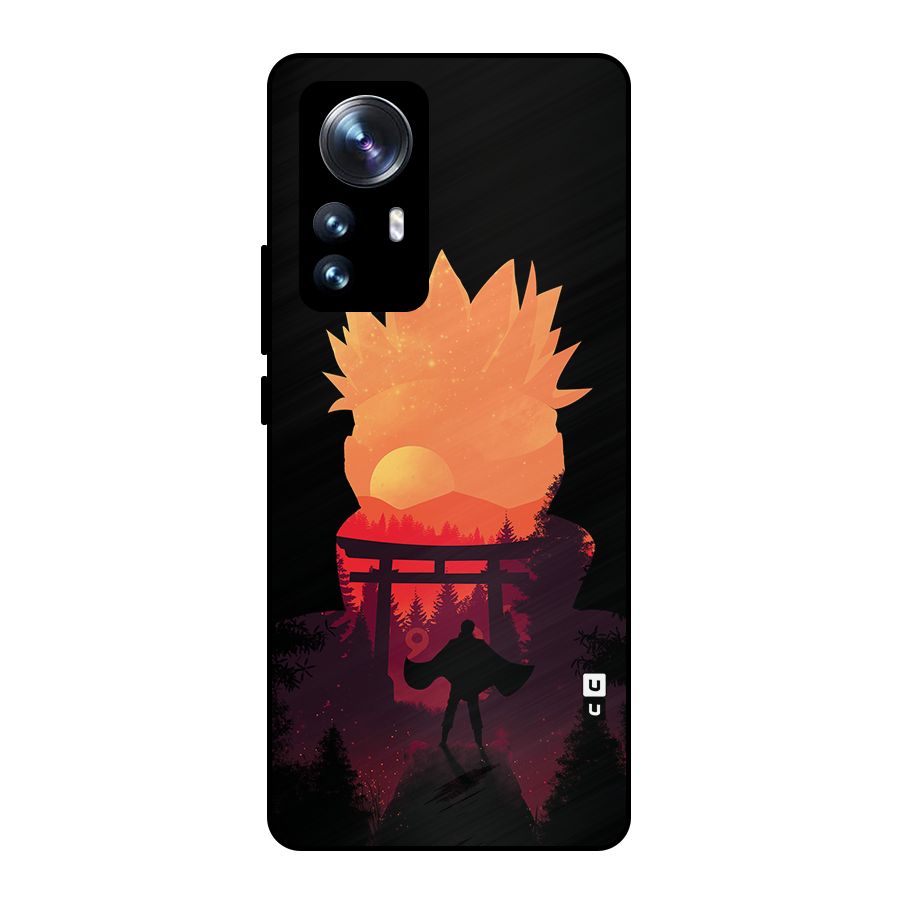 Naruto Anime Sunset Art Metal Back Case for Xiaomi 12 Pro