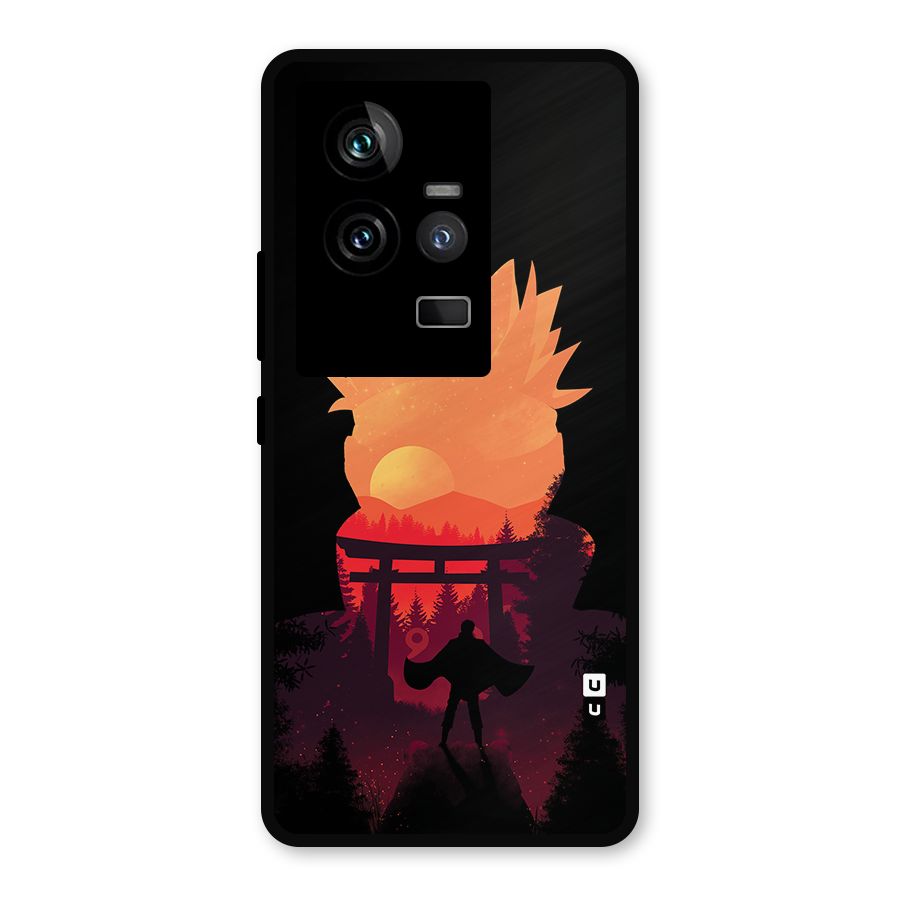Naruto Anime Sunset Art Metal Back Case for iQOO 11 5G
