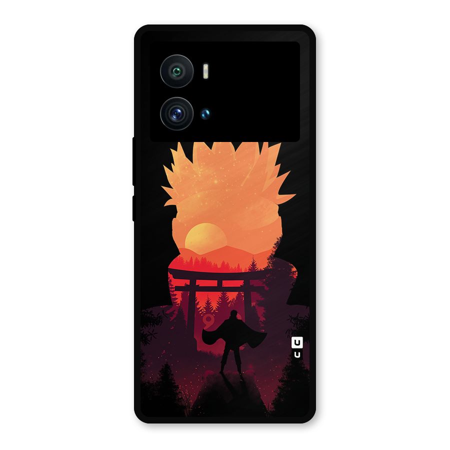 Naruto Anime Sunset Art Metal Back Case for iQOO 9 Pro
