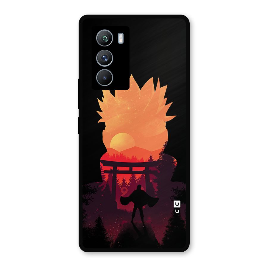 Naruto Anime Sunset Art Metal Back Case for iQOO 9 SE