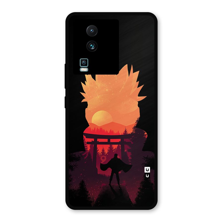Naruto Anime Sunset Art Metal Back Case for iQOO Neo 7 Pro