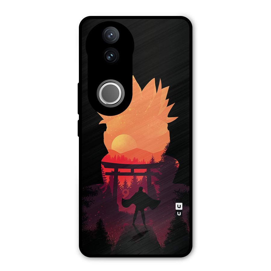 Naruto Anime Sunset Art Metal Back Case for iQOO Z10R
