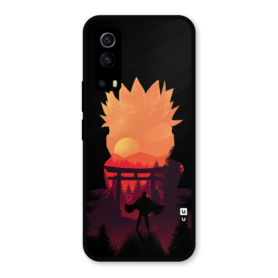 Naruto Anime Sunset Art Metal Back Case for iQOO Z3