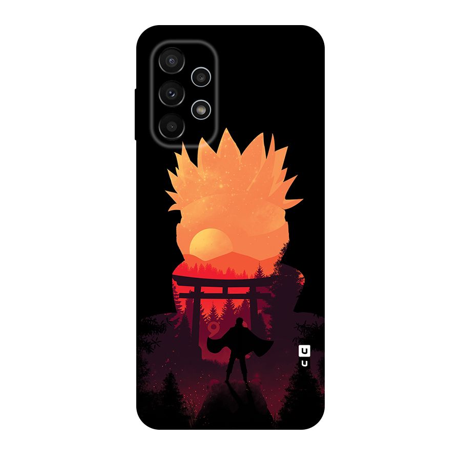 Naruto Anime Sunset Art Original Polycarbonate Back Case for Galaxy A23