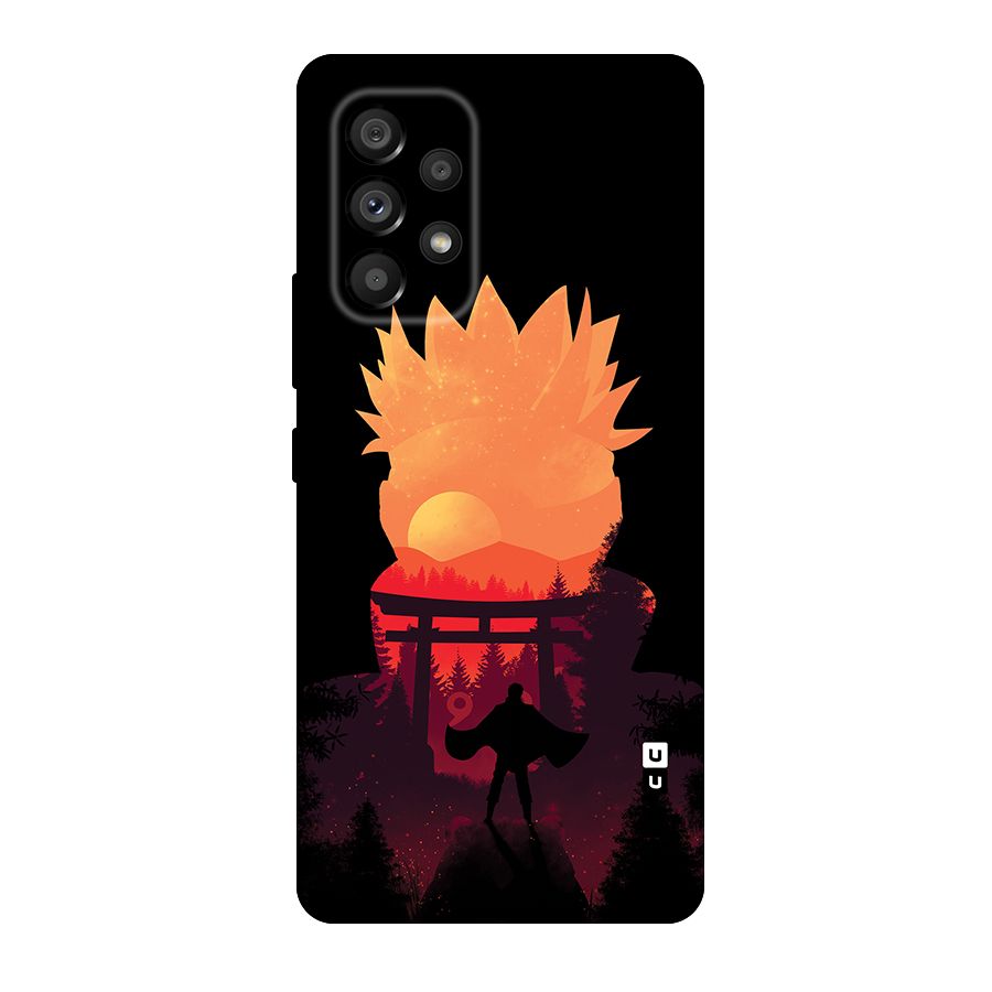 Naruto Anime Sunset Art Original Polycarbonate Back Case for Galaxy A53 5G