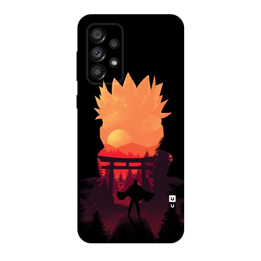 Naruto Anime Sunset Art Original Polycarbonate Back Case for Galaxy A73 5G