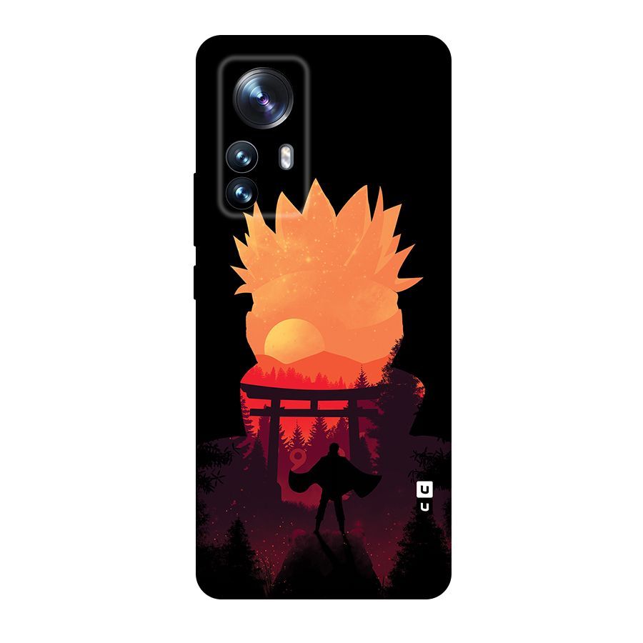 Naruto Anime Sunset Art Original Polycarbonate Back Case for Xiaomi 12 Pro