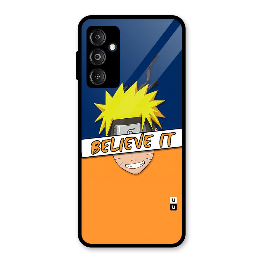 Naruto Believe It Glass Back Case for Galaxy M14 5G