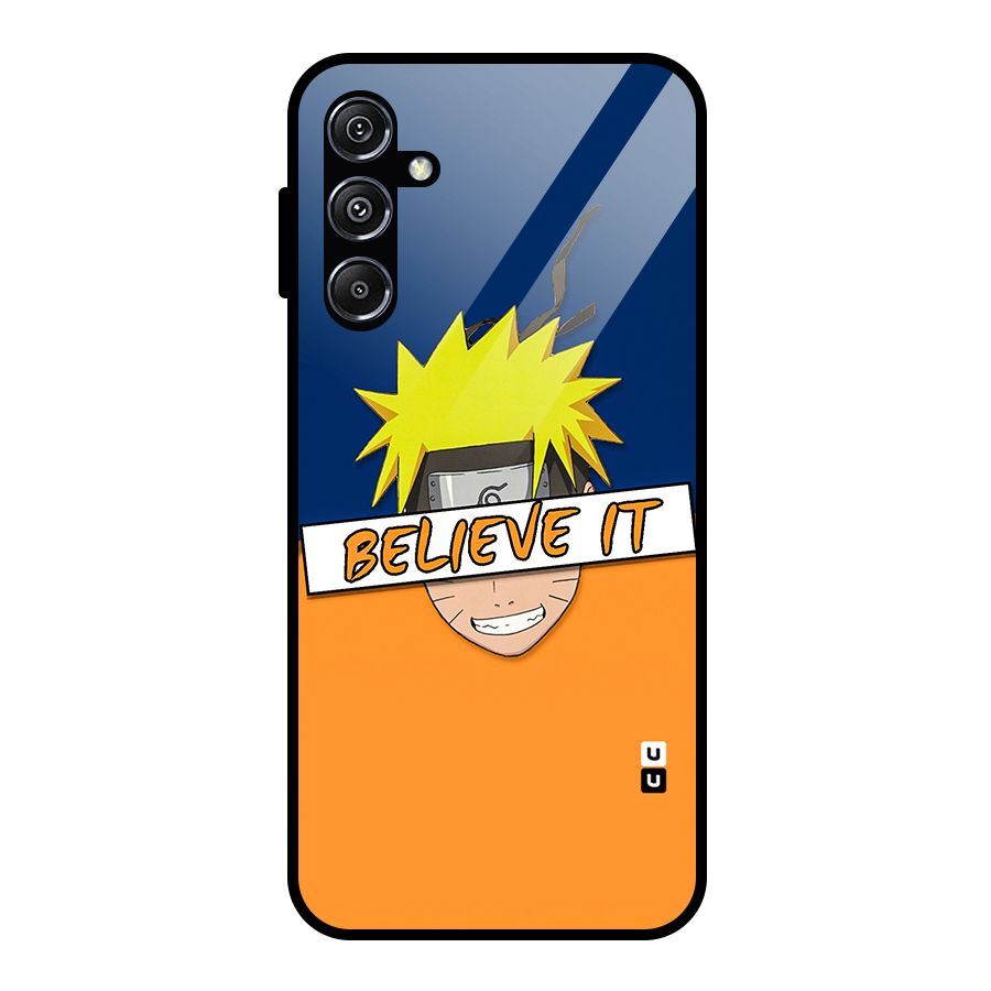 Naruto Believe It Glass Back Case for Galaxy M34 5G