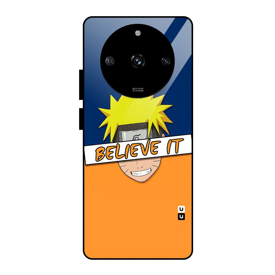 Naruto Believe It Glass Back Case for Realme Narzo 60 5G