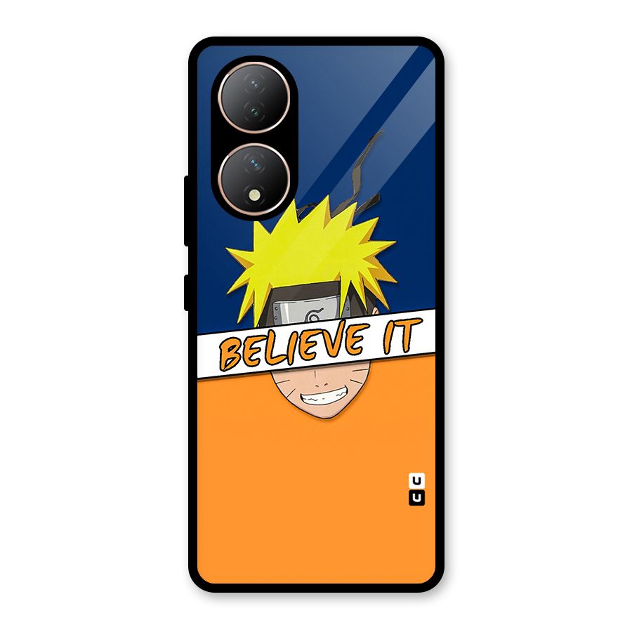 Naruto Believe It Glass Back Case for Vivo Y100A