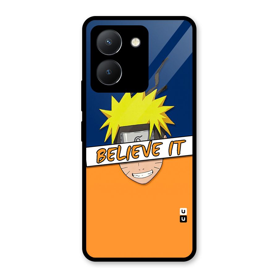 Naruto Believe It Glass Back Case for Vivo Y36