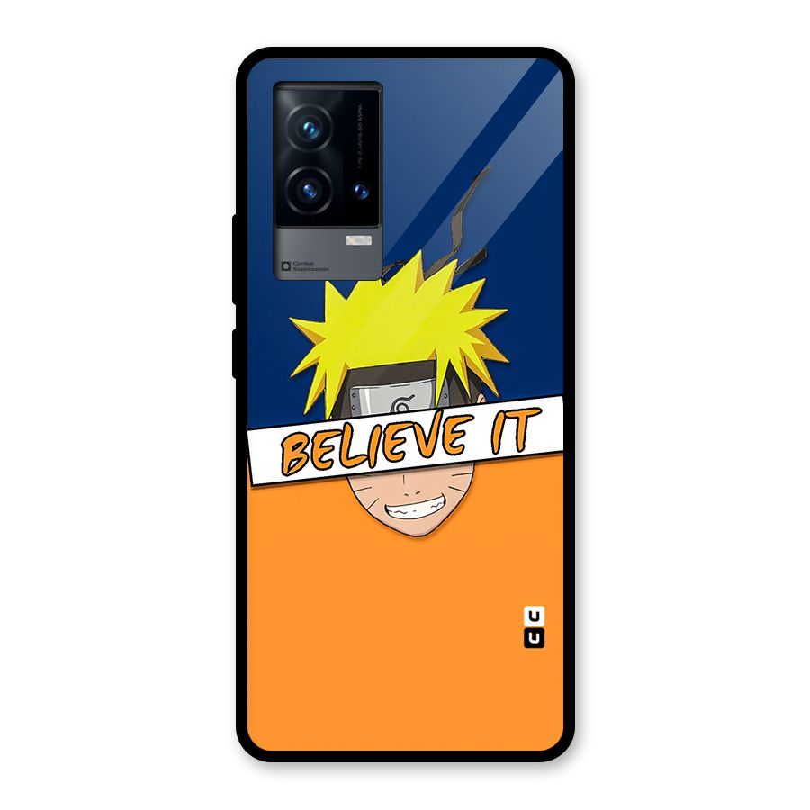 Naruto Believe It Glass Back Case for iQOO 9 5G