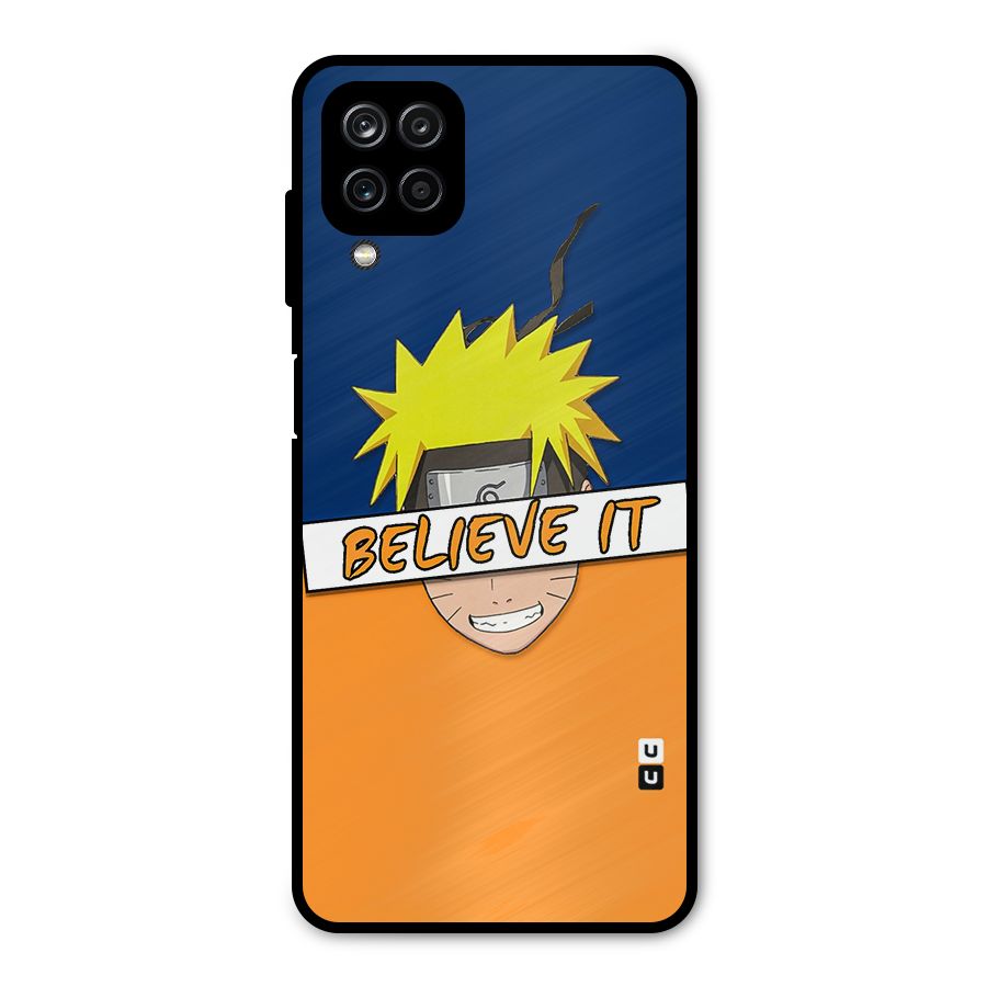 Naruto Believe It Metal Back Case for Galaxy A12
