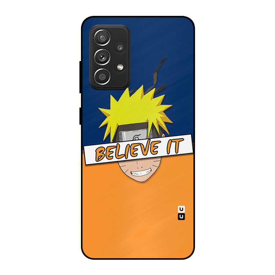 Naruto Believe It Metal Back Case for Galaxy A52s 5G
