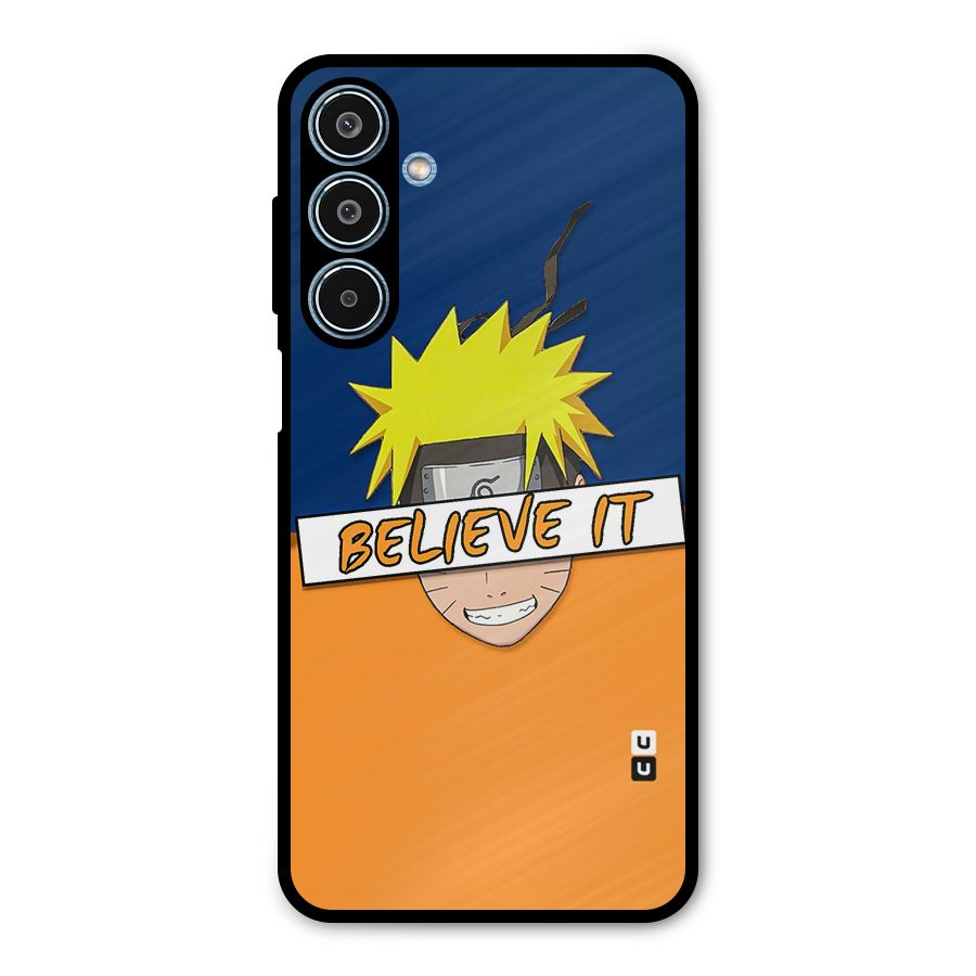 Naruto Believe It Metal Back Case for Galaxy M35