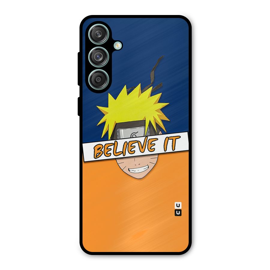 Naruto Believe It Metal Back Case for Galaxy M55 5G