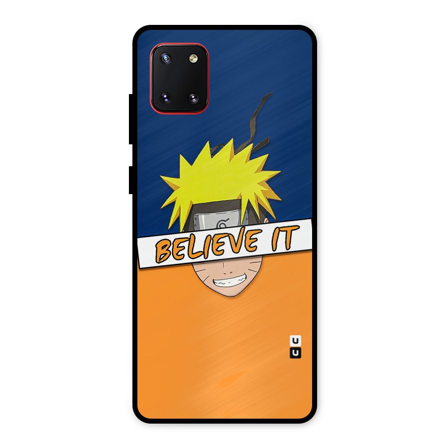 Naruto Believe It Metal Back Case for Galaxy Note 10 Lite