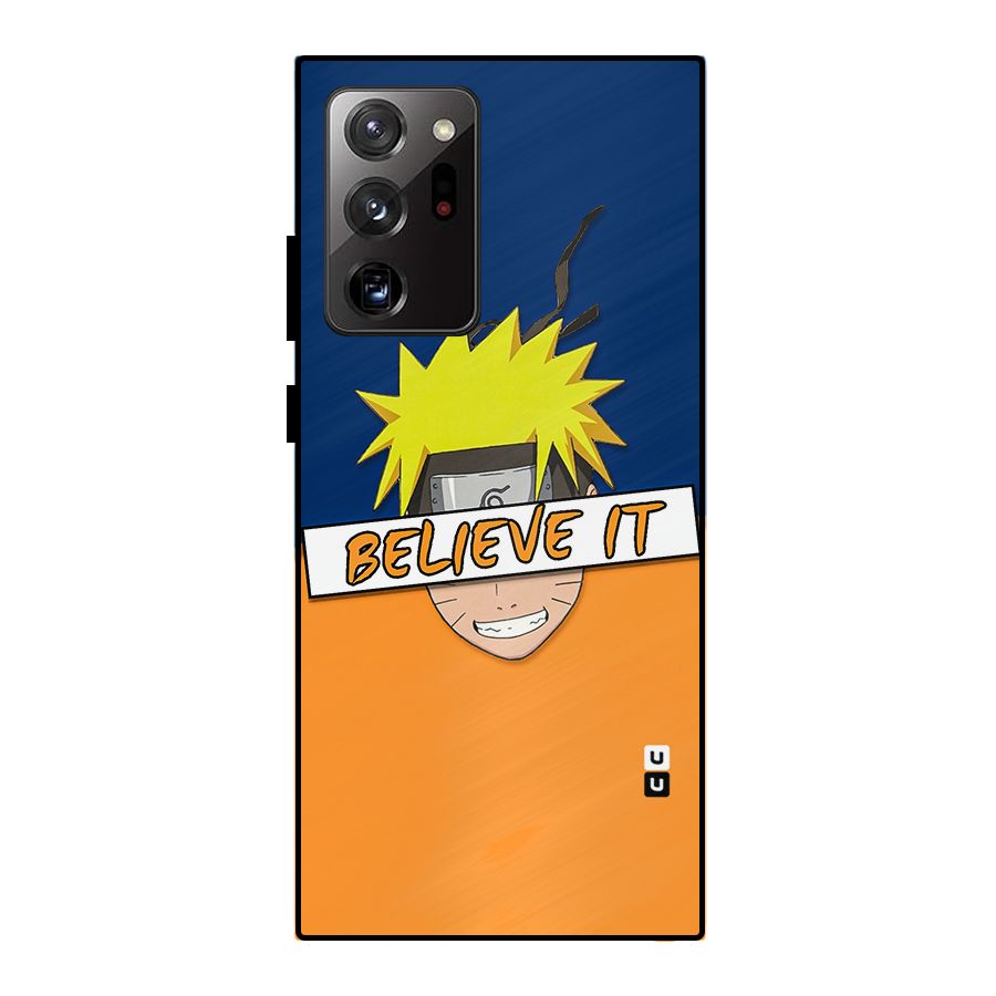 Naruto Believe It Metal Back Case for Galaxy Note 20 Ultra