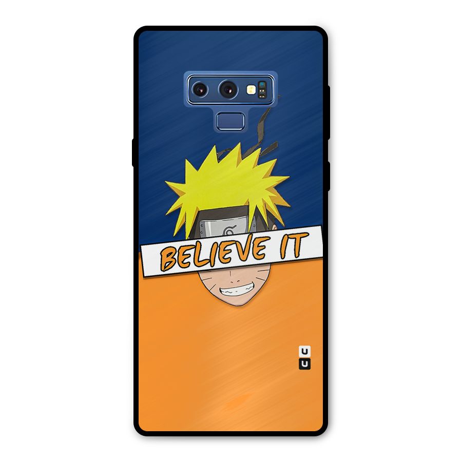Naruto Believe It Metal Back Case for Galaxy Note 9