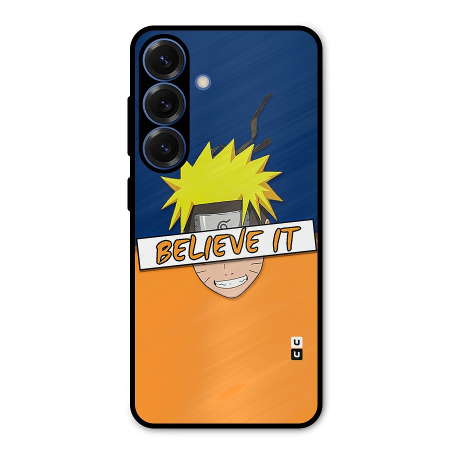 Naruto Believe It Metal Back Case for Galaxy S25