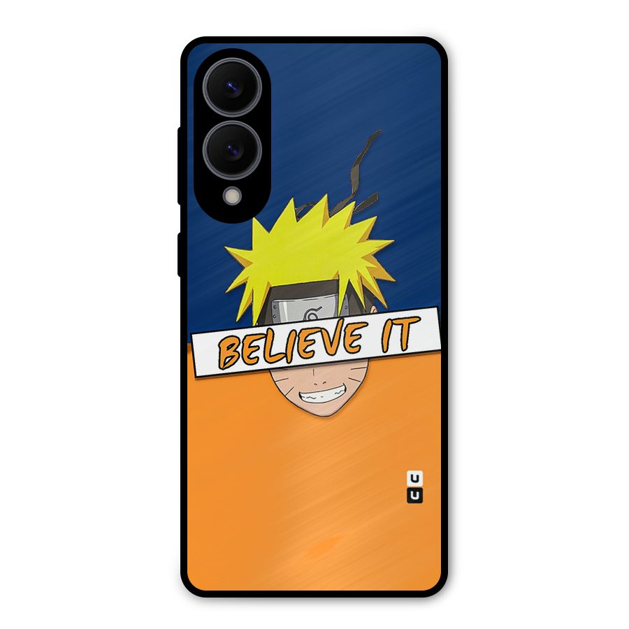 Naruto Believe It Metal Back Case for Galaxy S25 Edge