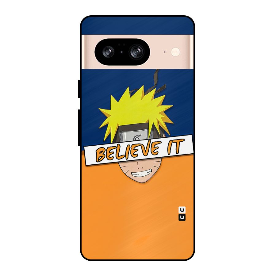 Naruto Believe It Metal Back Case for Google Pixel 8