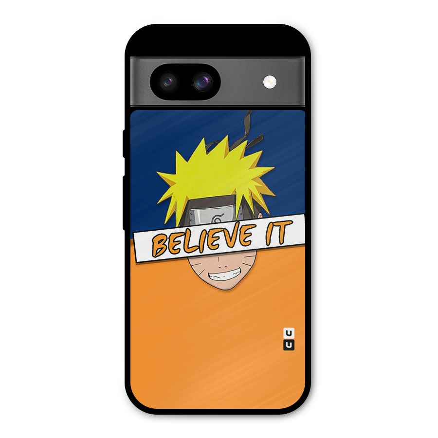 Naruto Believe It Metal Back Case for Google Pixel 8a