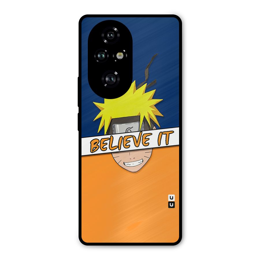 Naruto Believe It Metal Back Case for Honor 200 Pro