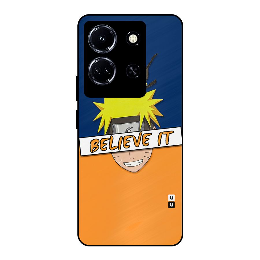 Naruto Believe It Metal Back Case for Infinix Note 30 5G