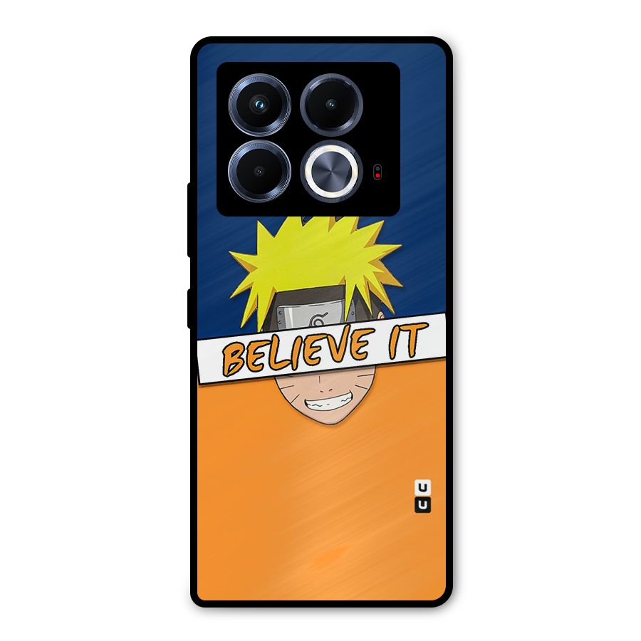 Naruto Believe It Metal Back Case for Infinix Note 40 5G