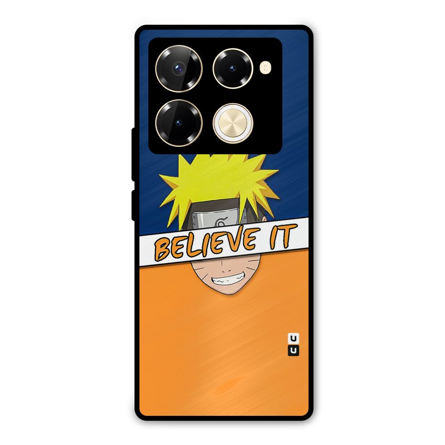Naruto Believe It Metal Back Case for Infinix Note 40 Pro Plus