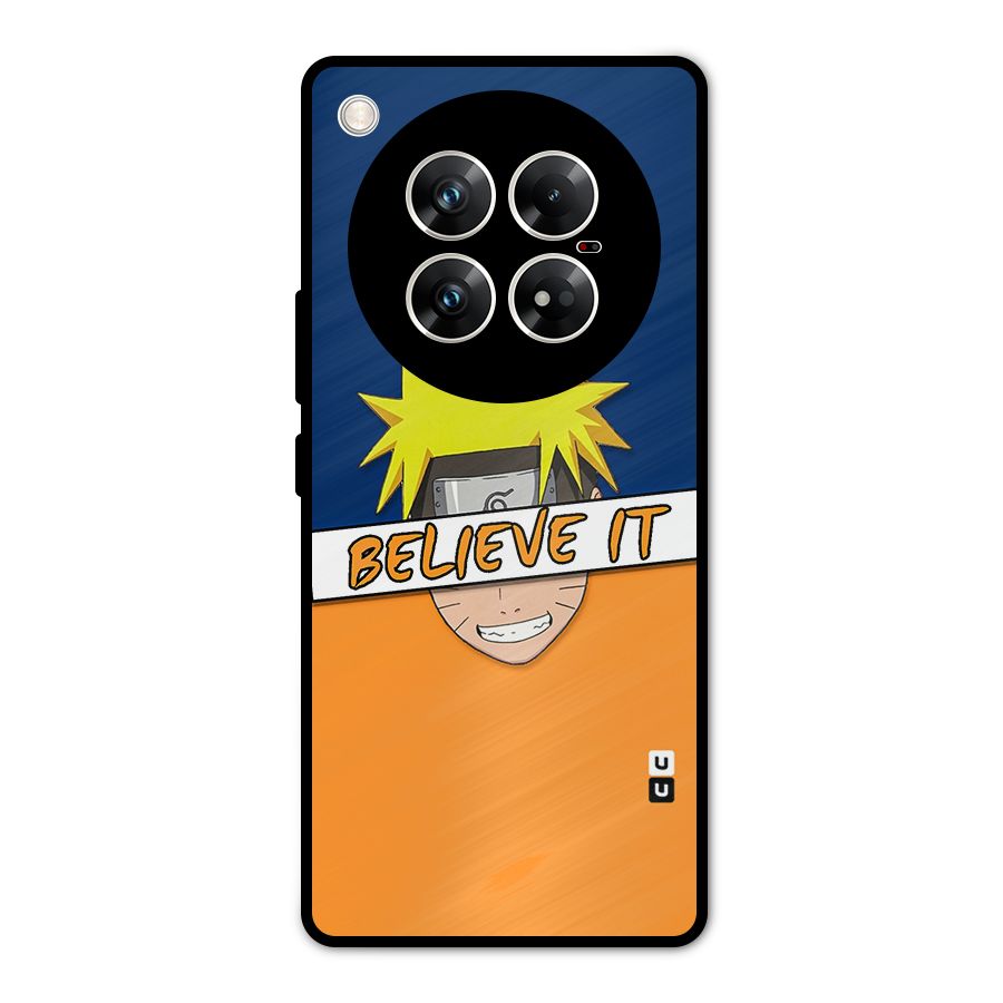Naruto Believe It Metal Back Case for Infinix Zero 40 5G