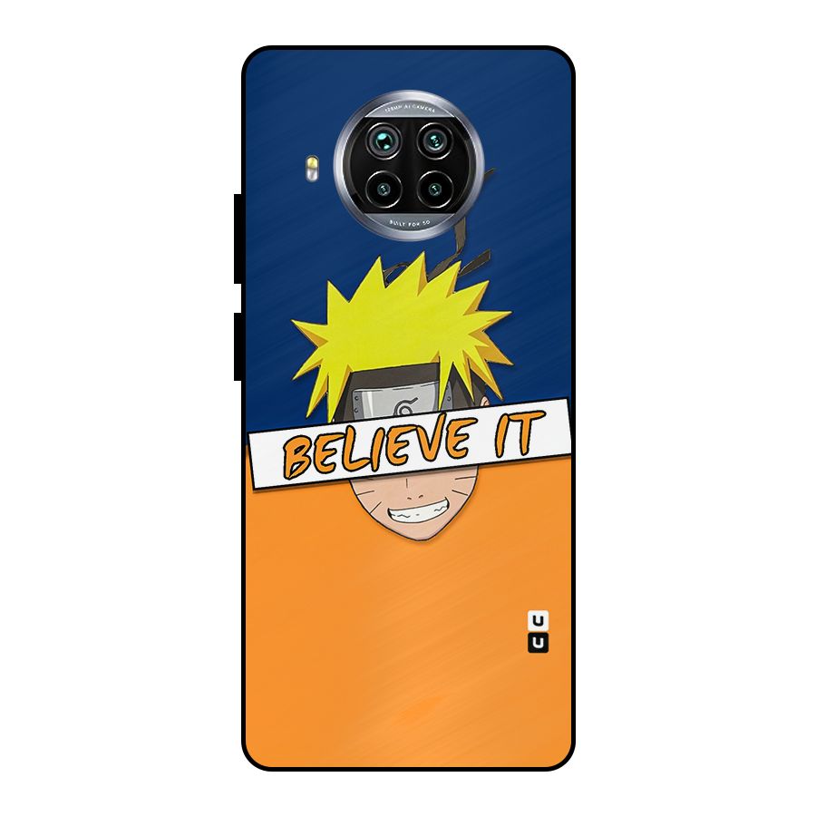 Naruto Believe It Metal Back Case for Mi 10i