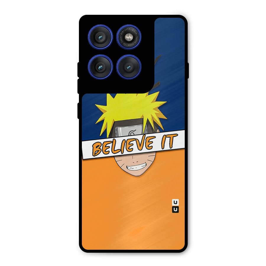 Naruto Believe It Metal Back Case for Motorola Edge 60 Pro