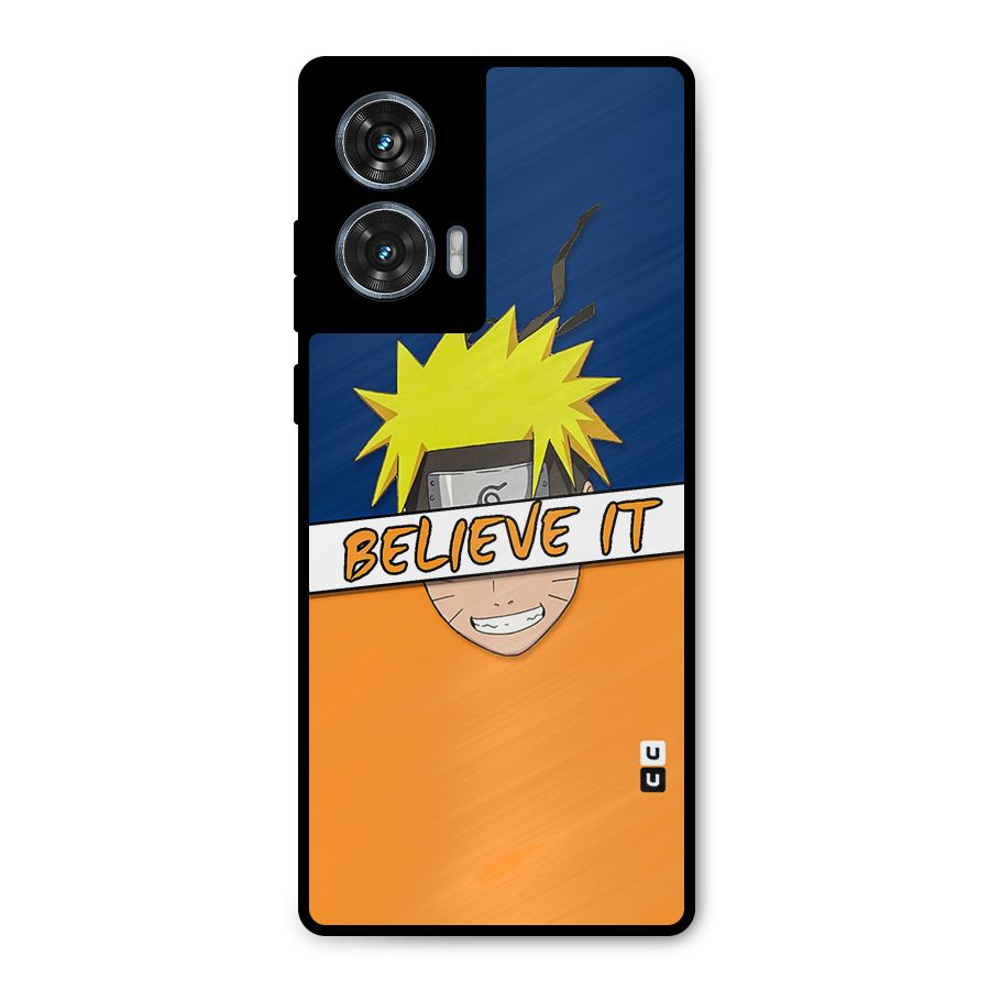Naruto Believe It Metal Back Case for Motorola G96