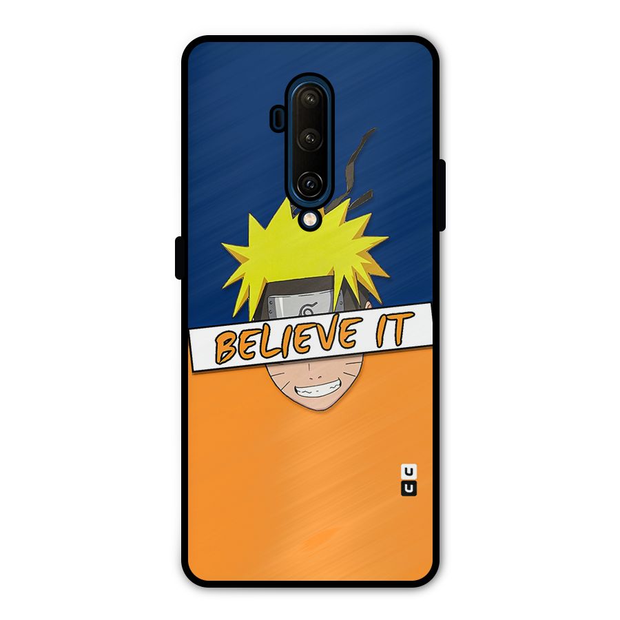 Naruto Believe It Metal Back Case for OnePlus 7T Pro