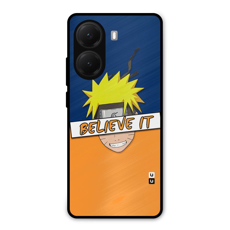Naruto Believe It Metal Back Case for Poco X7 Pro