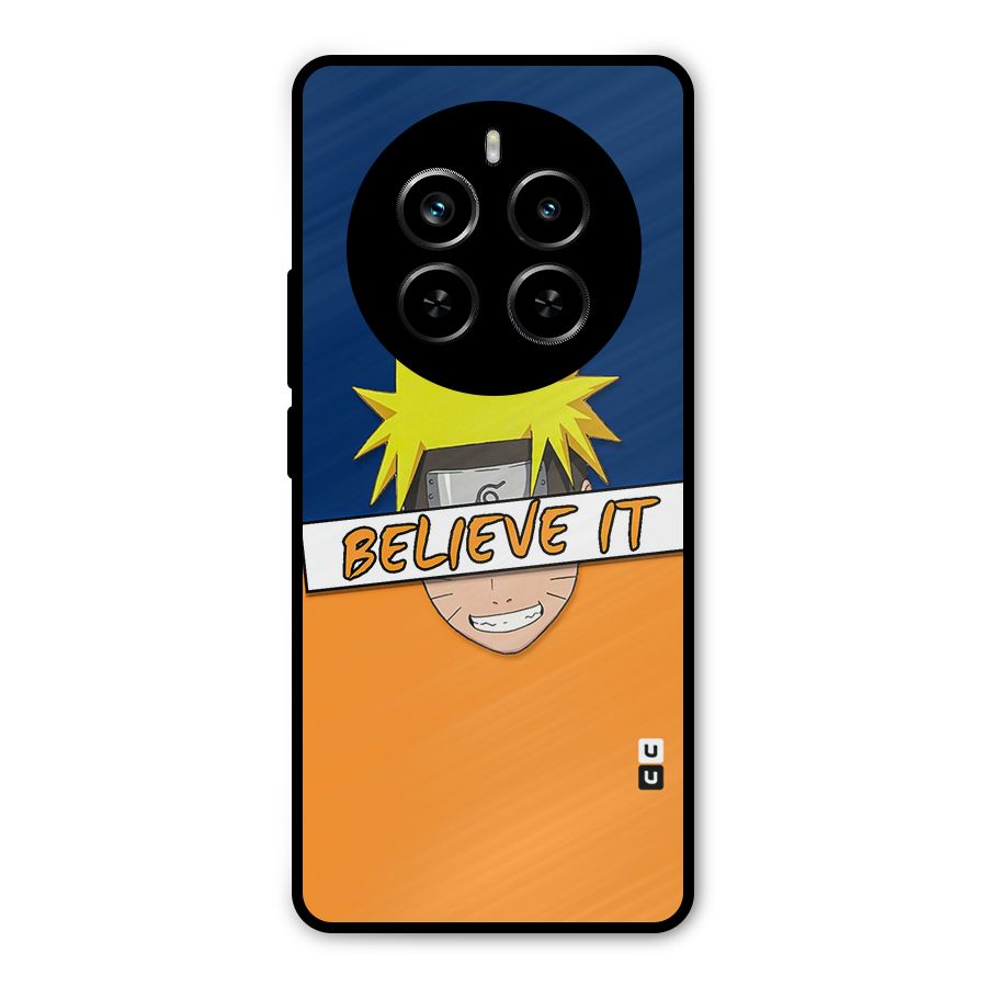 Naruto Believe It Metal Back Case for Realme P1 Pro
