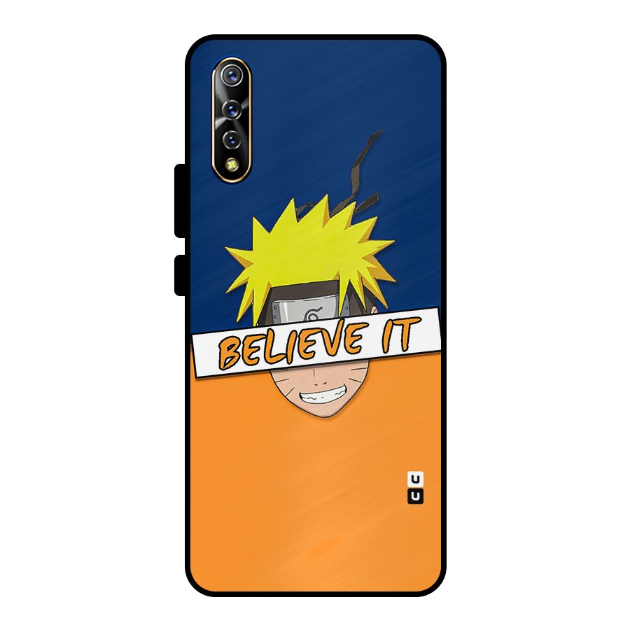 Naruto Believe It Metal Back Case for Vivo S1