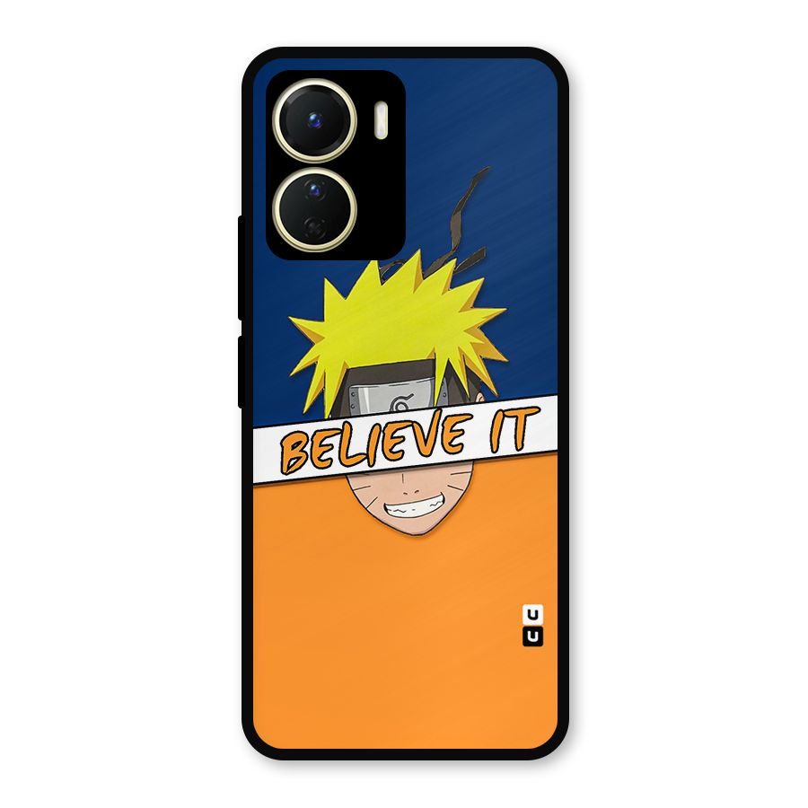 Naruto Believe It Metal Back Case for Vivo T2x