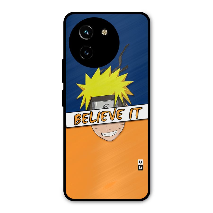 Naruto Believe It Metal Back Case for Vivo T3x