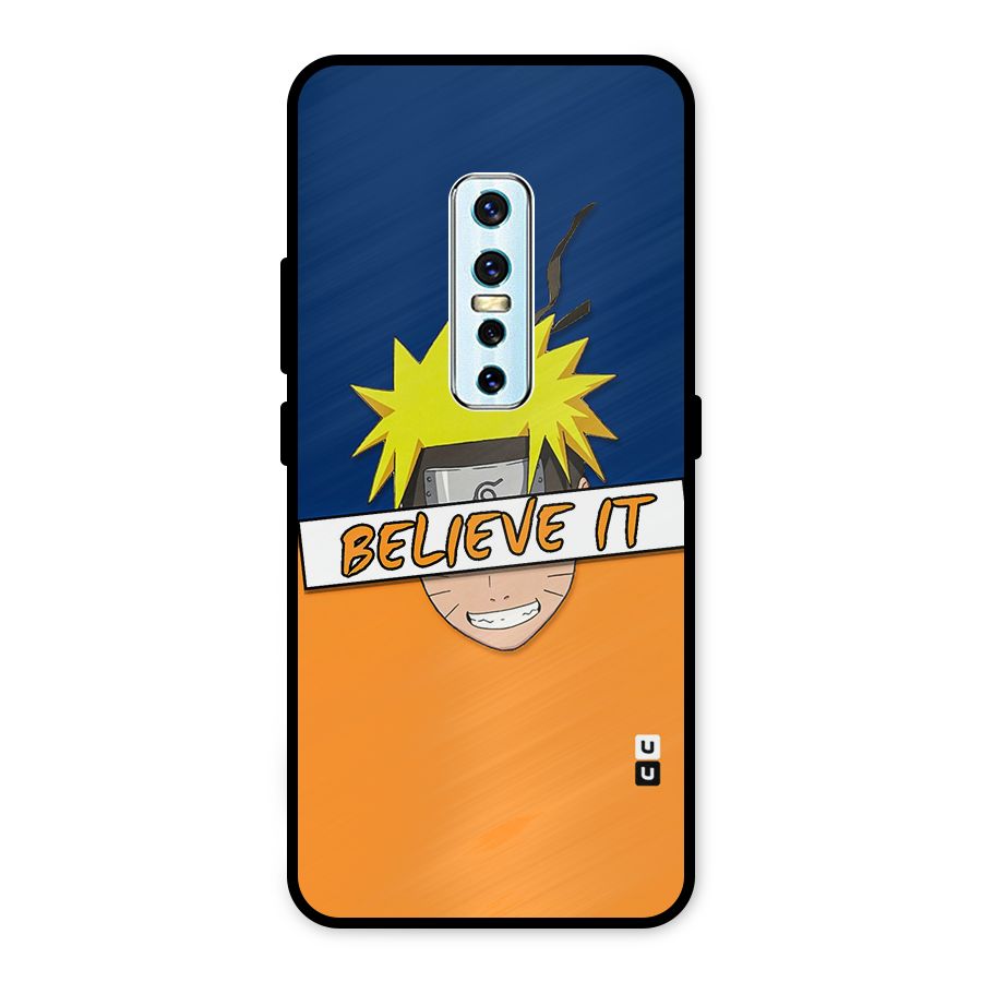 Naruto Believe It Metal Back Case for Vivo V17 Pro