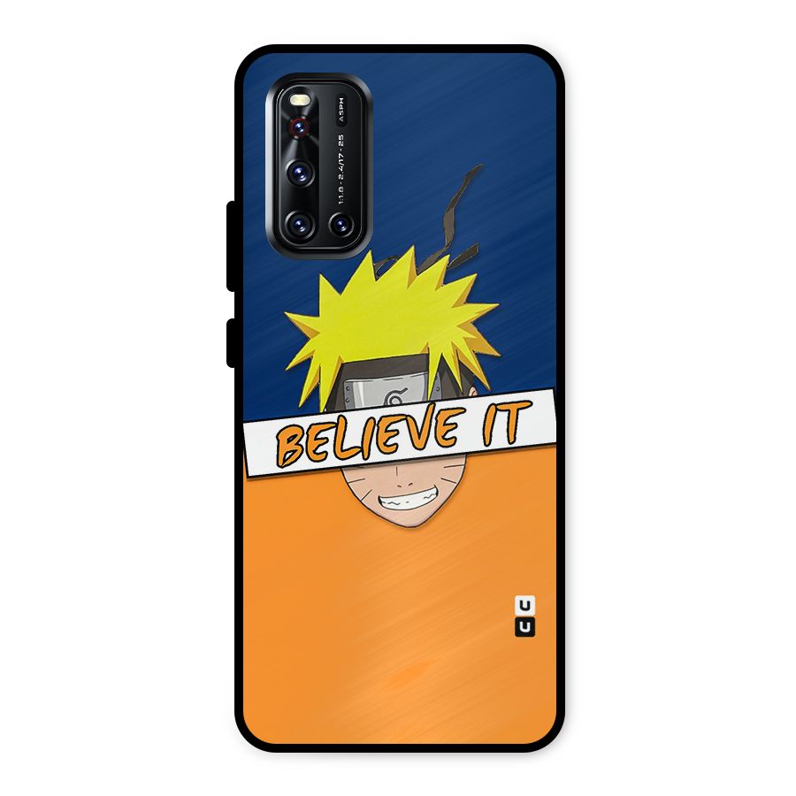 Naruto Believe It Metal Back Case for Vivo V19