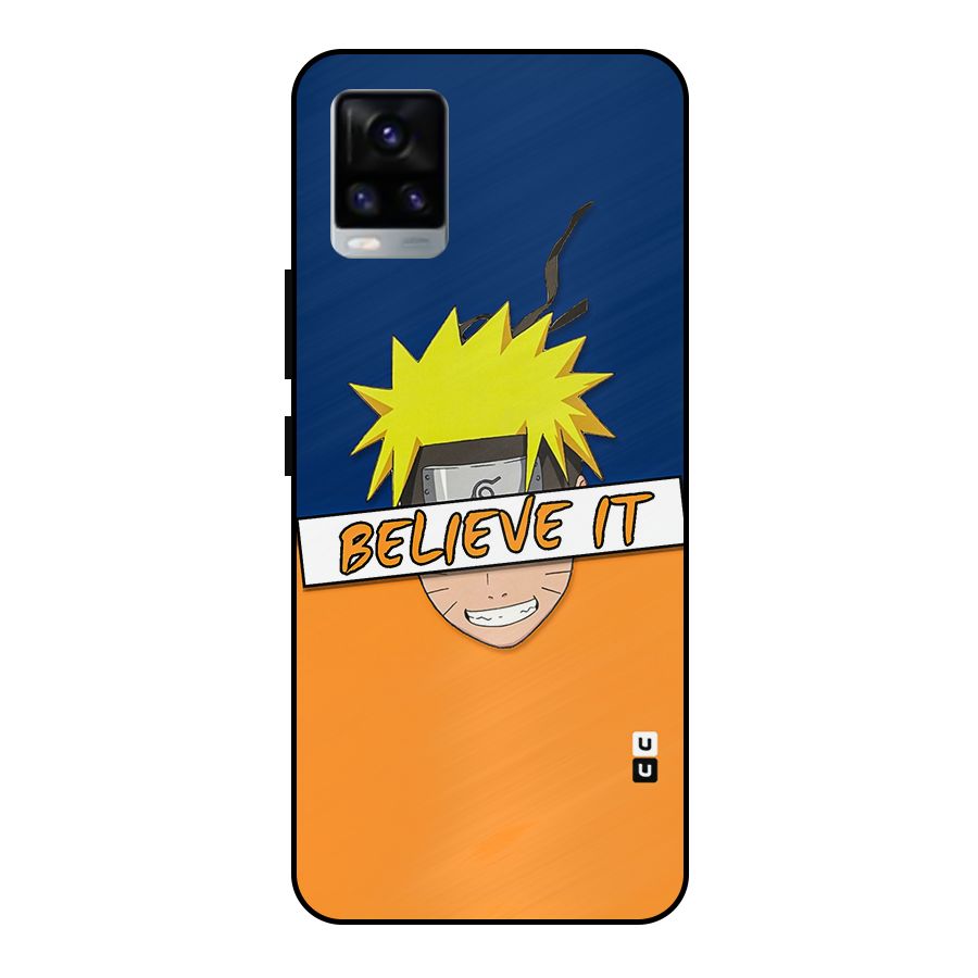 Naruto Believe It Metal Back Case for Vivo V20