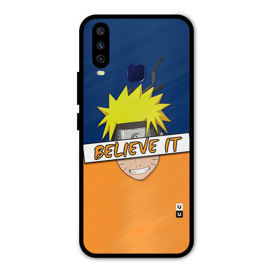 Naruto Believe It Metal Back Case for Vivo Y15