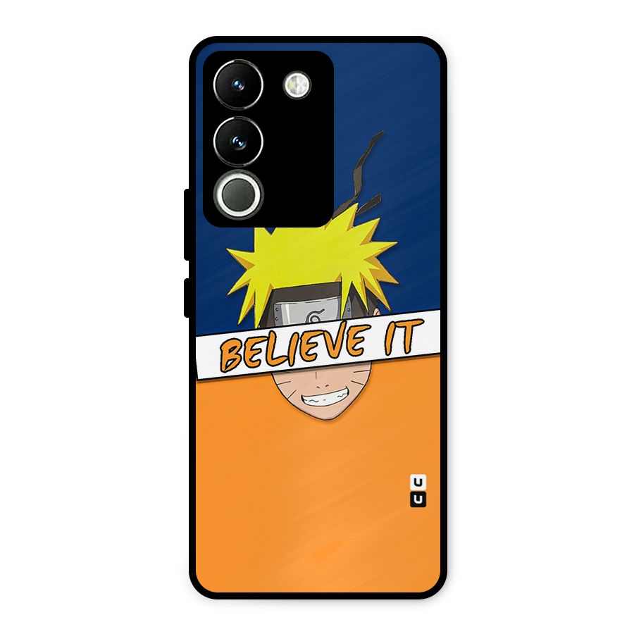 Naruto Believe It Metal Back Case for Vivo Y200