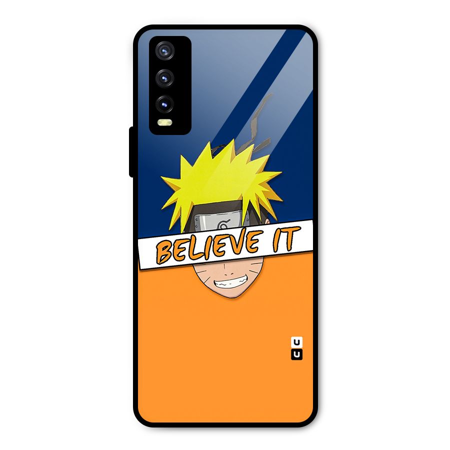 Naruto Believe It Metal Back Case for Vivo Y20 2021